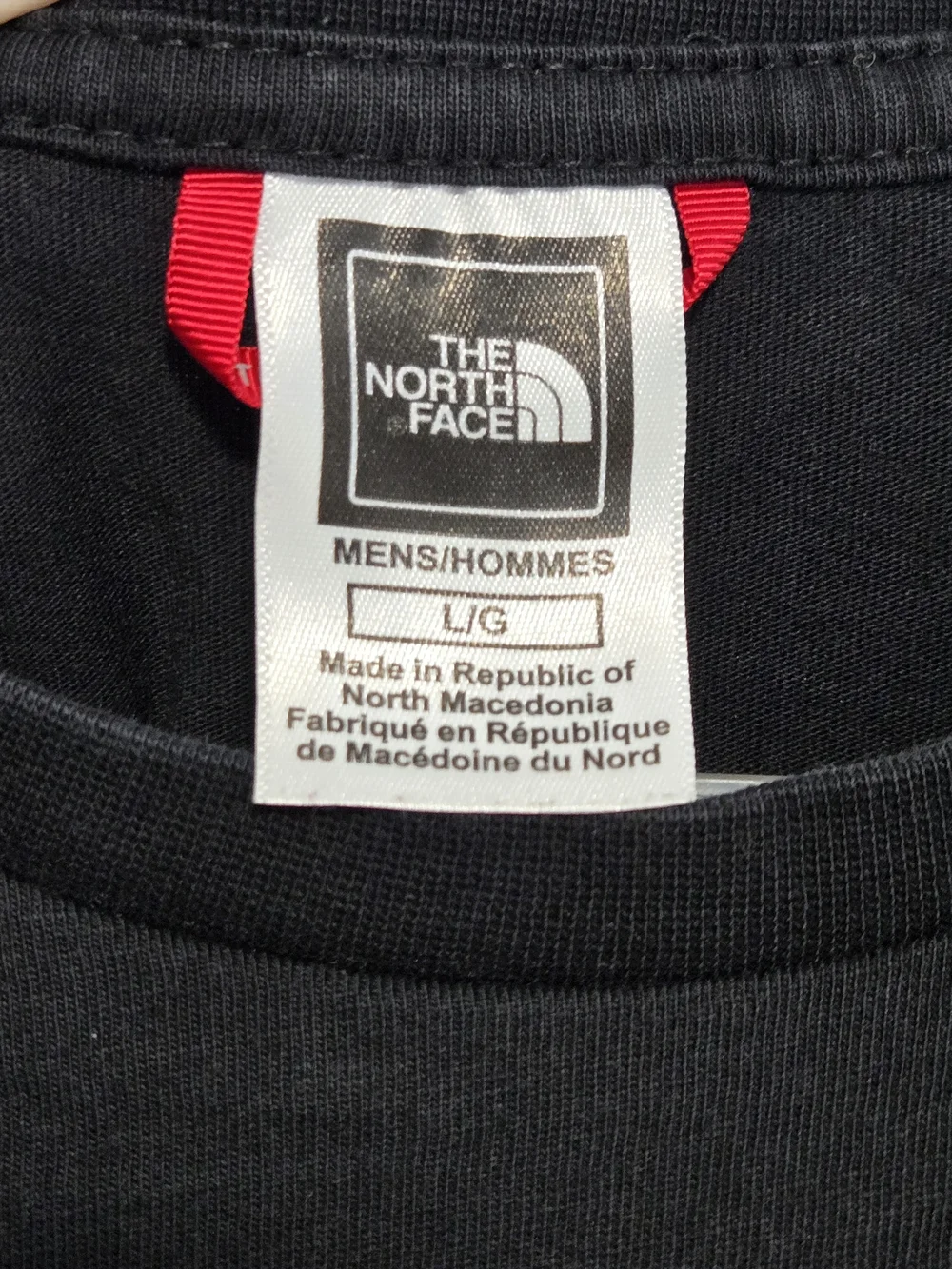 The North Face Logo T Shirt‎ Men's Large Black Graphic Tee Cotton